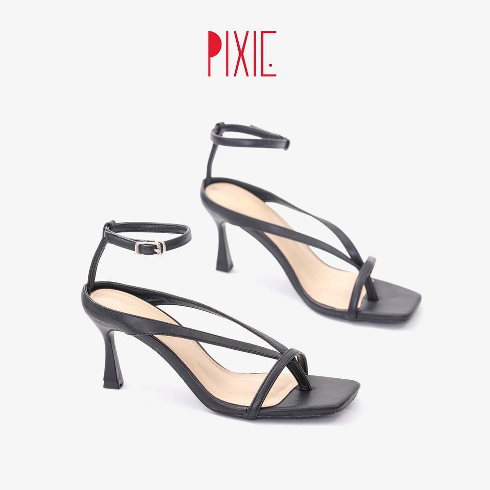 Giày Sandal Cao Gót 7cm Xỏ Ngón Pixie X730