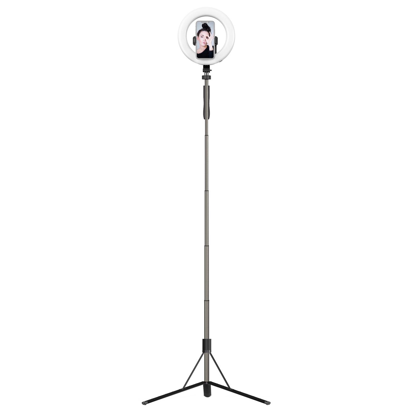 Đèn LED vòng tự sướng 8 inch với giá đỡ ba chân Điều khiển từ xa