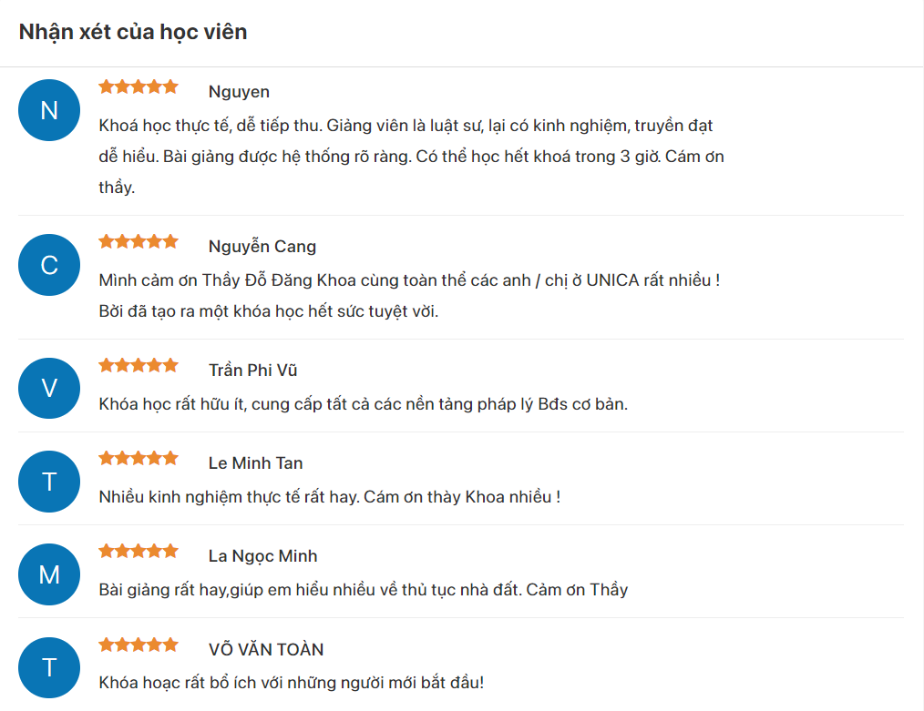 Khóa Học Bí Quyết Mua Bán Nhà Đất An Toàn Và Hiệu Quả - Luật sư Đỗ Đăng Khoa