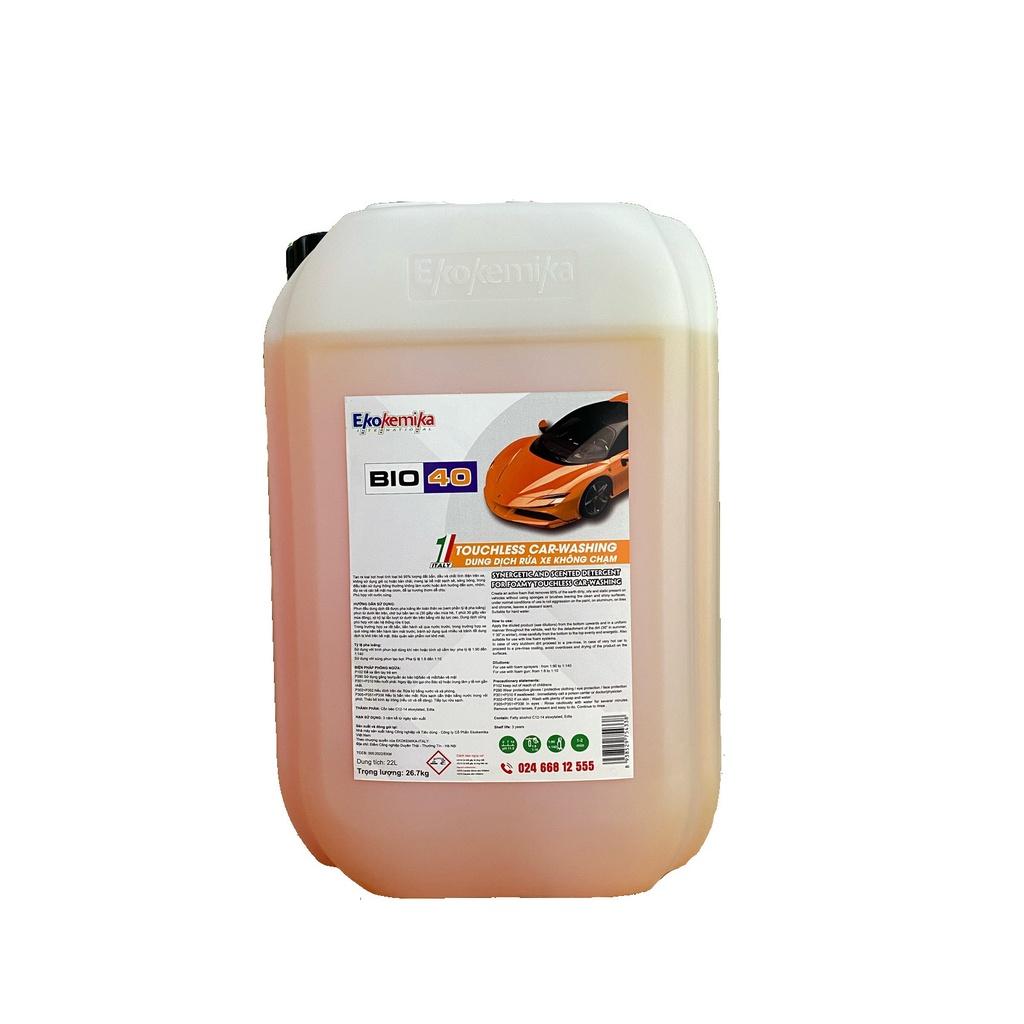 NƯỚC RỬA XE KHÔNG CHẠM EKOKEMIKA ITALY BIO 40 - HÀNG CHÍNH HÃNG