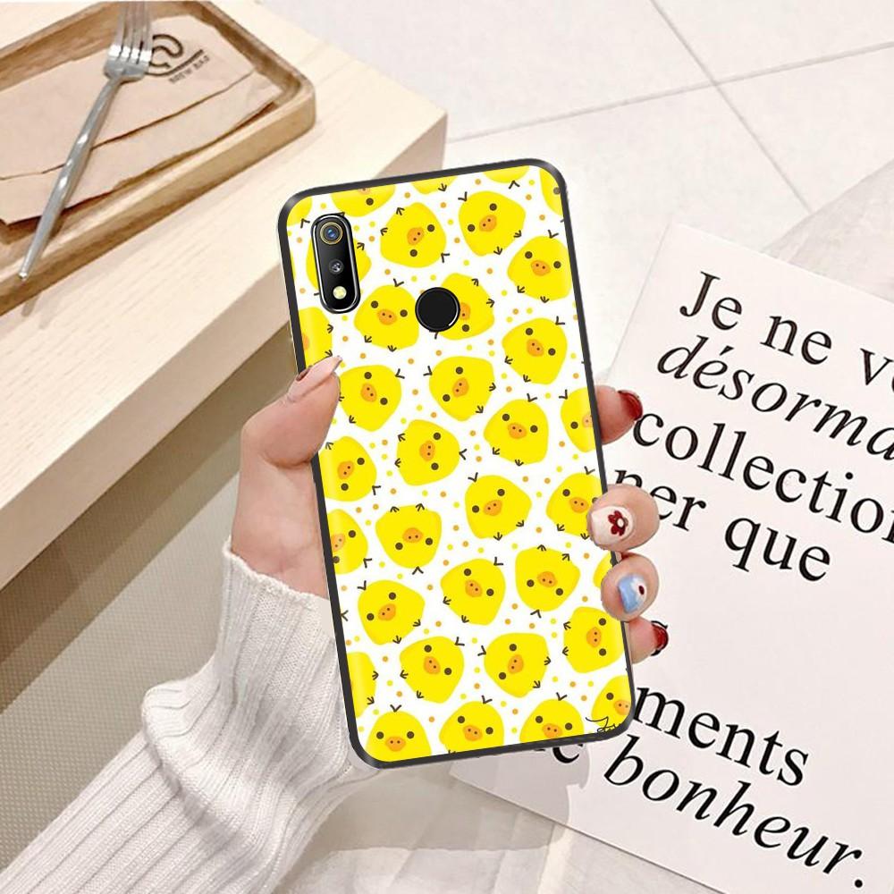 Ốp lưng dành cho điện thoại Oppo Reno 3 Viền dẻo TPU hình Vịt Con Đáng Yêu