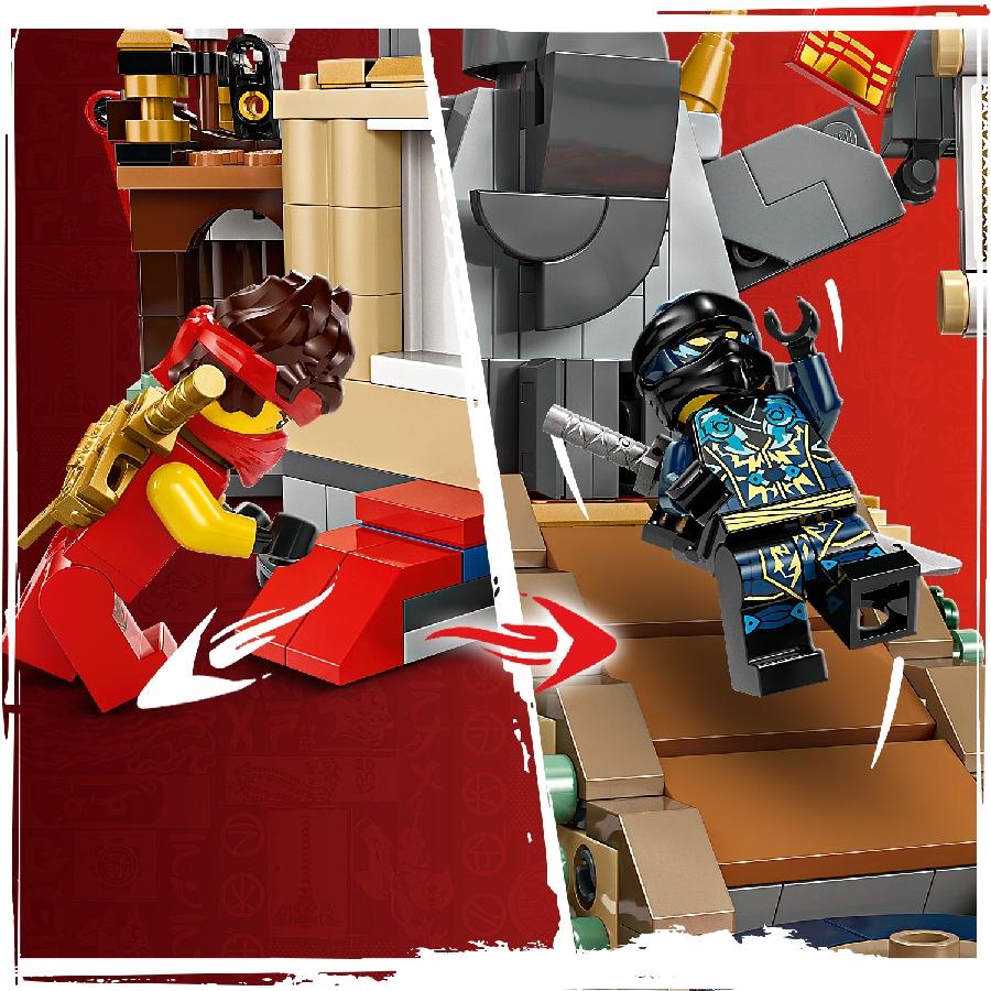 LEGO NINJAGO 71818 Đồ Chơi Lắp Ráp Đấu Trường Ninjago (659 chi tiết)