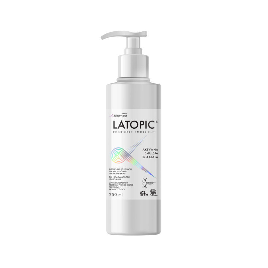 Nhũ tương dưỡng ẩm, dịu ngứa da dị ứng toàn thân Latopic Body Emulsion 250ml