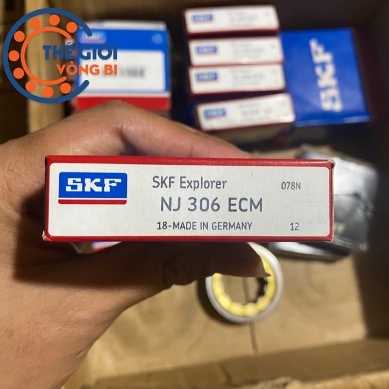 Vòng bi bạc đạn đũa SKF NJ 306 ECM dậu đồng