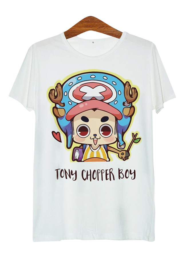 Áo thun tay màu Cậu bé Chopper ATCP172