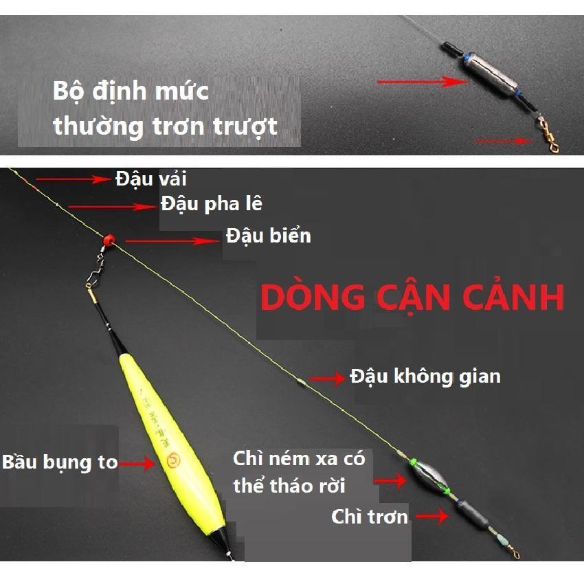 Vỉ Hạt Đậu Định Vị Câu Cá Thắt Nút Đôi Bằng Vải Cotton Chống Xoắn PKK19 - Sanami Fishing