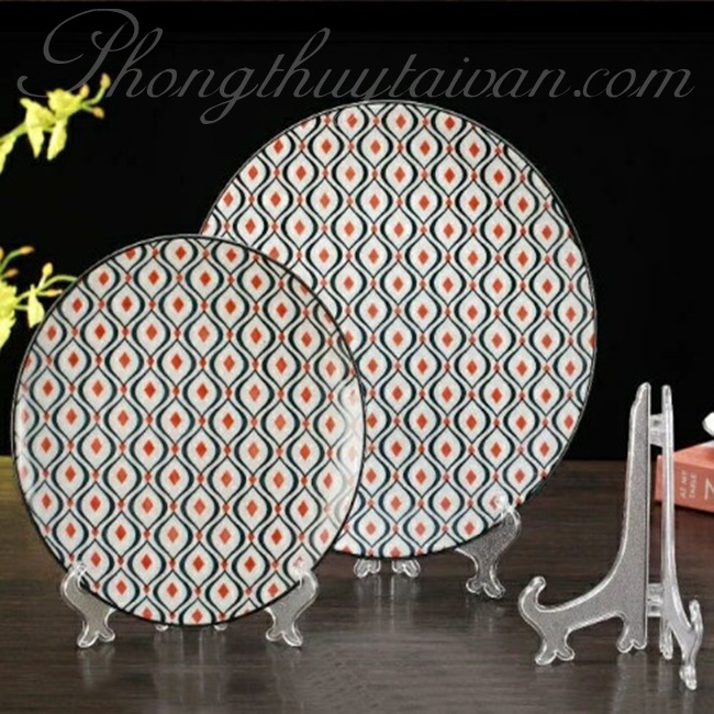 Đế kẹp 2 chân màu trắng trong trang trí 15cm/20cm/27.5cm.