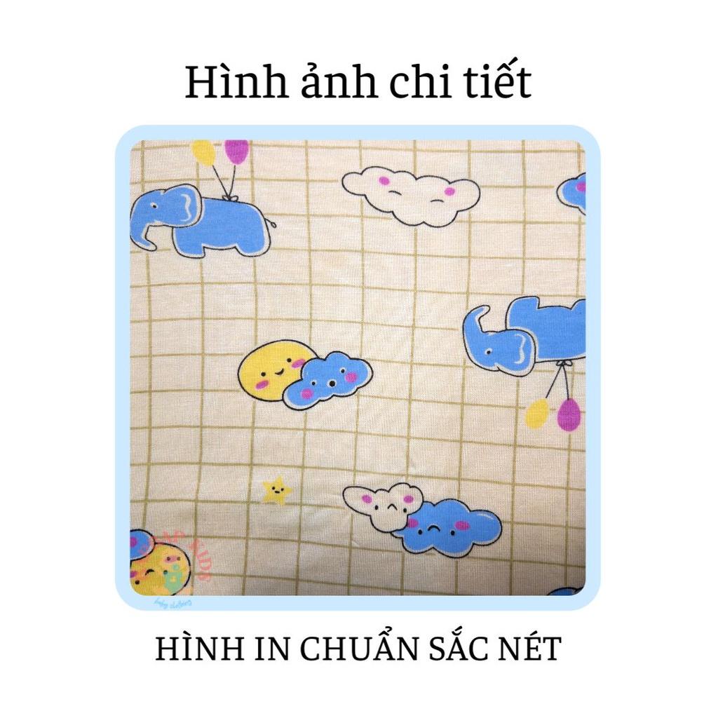 Bộ Dài Tay Cho Bé Trai, Bé Gái BAPBAP Vải Thun Lạnh Minkymom Họa Tiết Thú In Nhỏ Tràn Thân, Đồ Bộ Trẻ Em Mặc Nhà DT