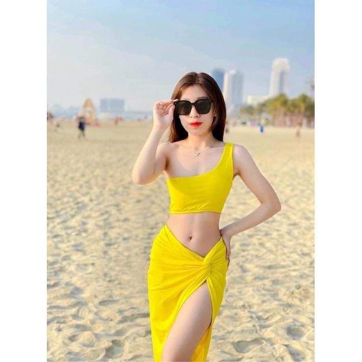 Bikini, Đồ Bơi Đi Biển Hai Mảnh Set 3 Món Đẹp BM-015