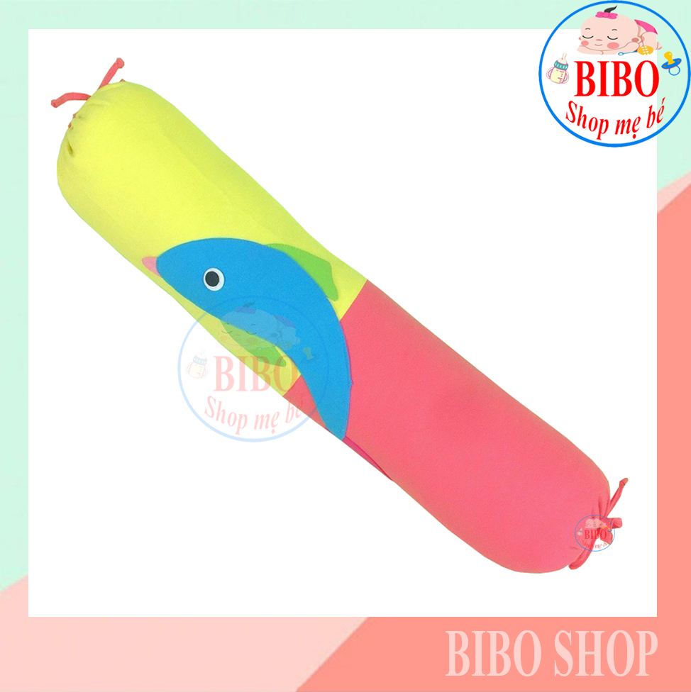 Gối ôm trẻ em dài 60cm, gối cotton mềm mại thoáng mát cho bé từ 1 tuổi