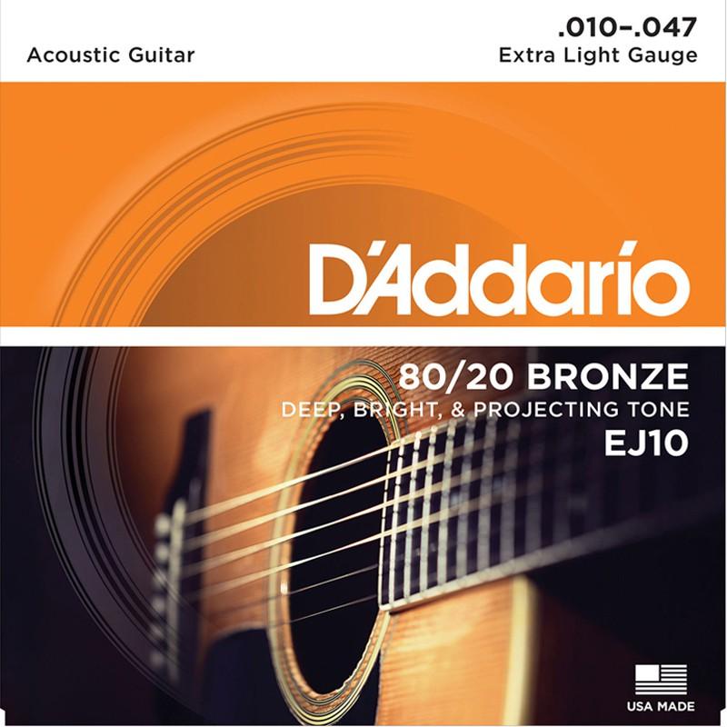 Dây đàn guitar acoustic D’Addario EJ13