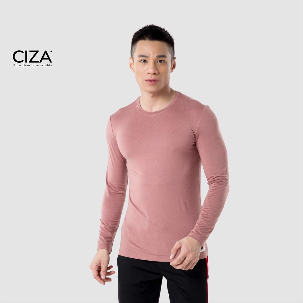 Áo giữ nhiệt body nam CIZA cao cấp thể thao vải heattech cổ tròn giữ ấm công nghệ Nhật Bản size S M L XL ATNS17