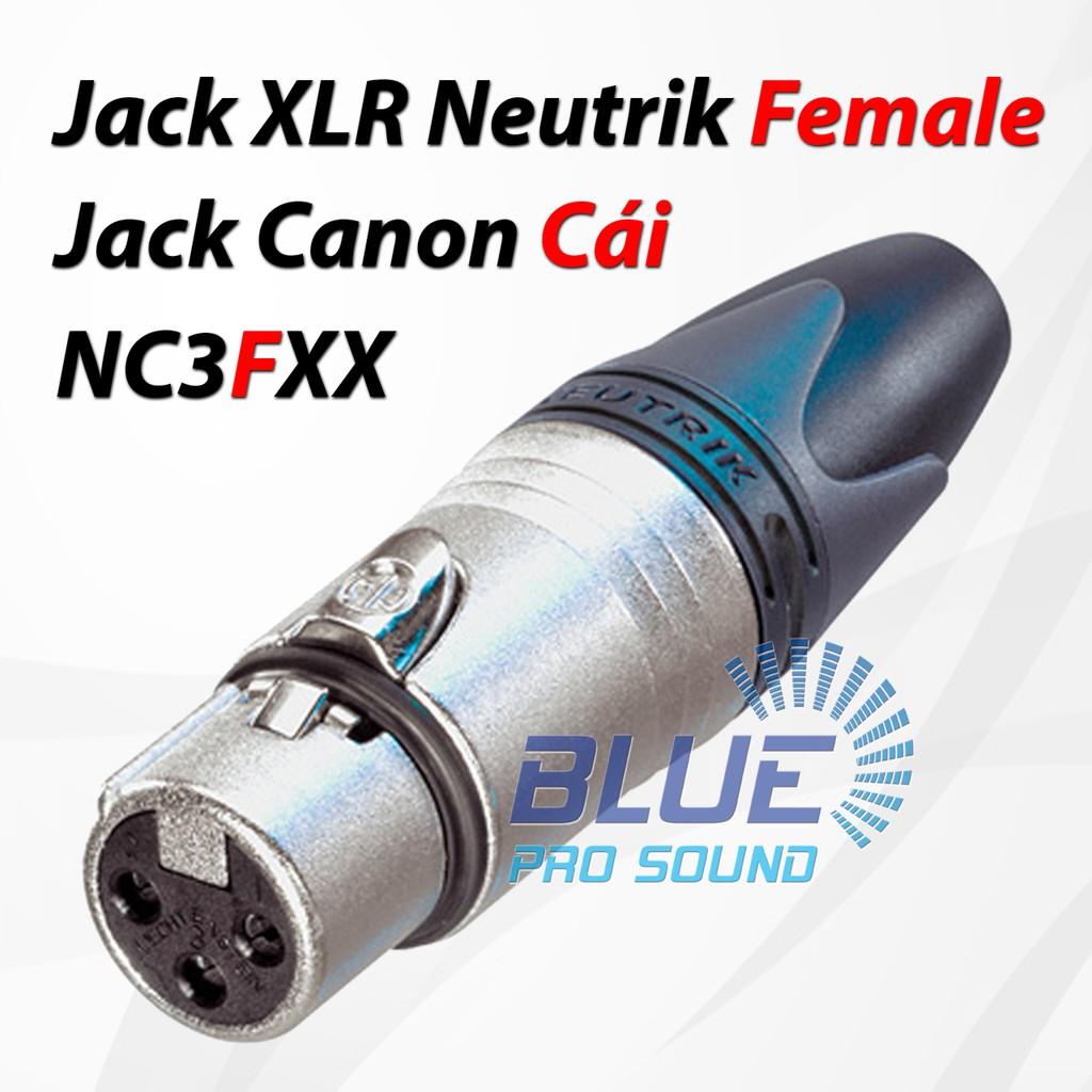 Jack Canon Neutrik Đực - Cái - Chính hãng - Sản xuất tại Châu Âu