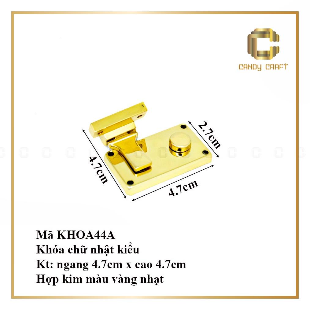 Khóa chữ nhật kiểu 4.7cm