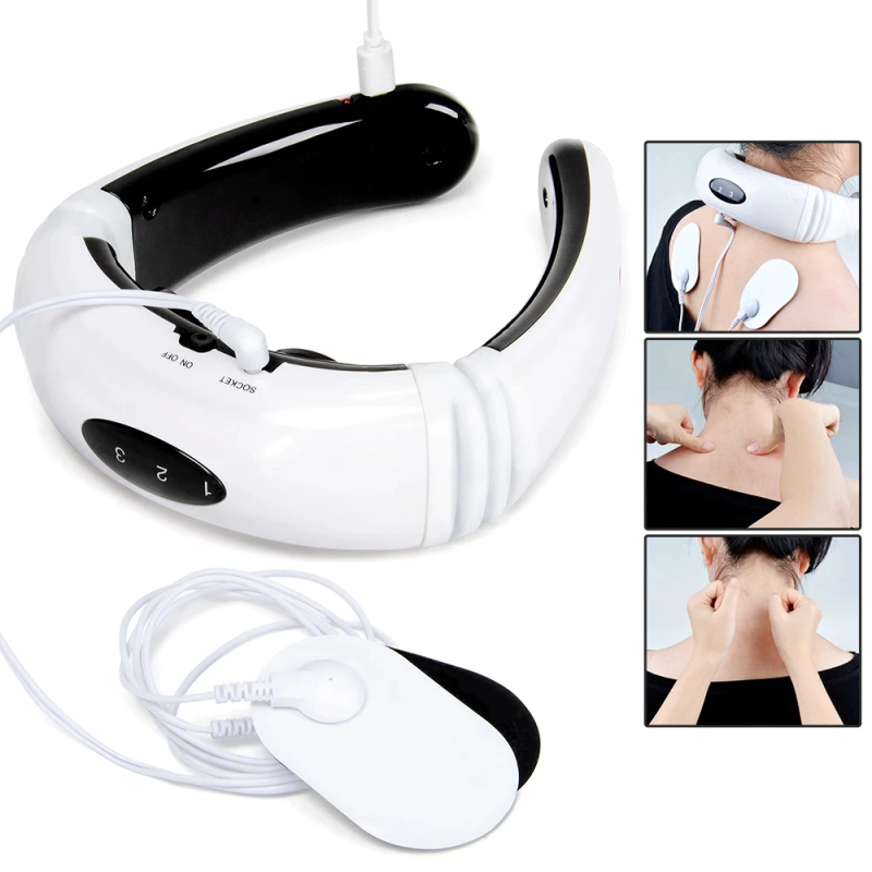 Máy mát xa cổ vai gáy massage xung điện từ trường cân bằng âm dương KL5830