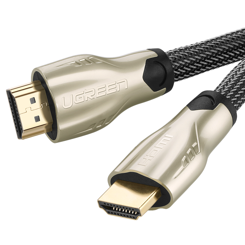 Cáp HDMI 1.4 19+1 thuần đồng đầu hợp kim, bọc lưới dài 15m UGREEN HD102 11197 - Hàng chính hãng