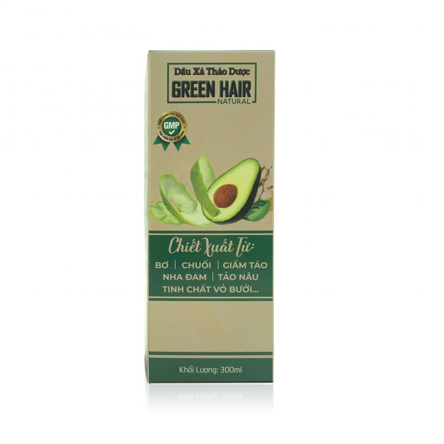 Dầu xả thảo dược dưỡng tóc suôn mượt Green Hair 300ml