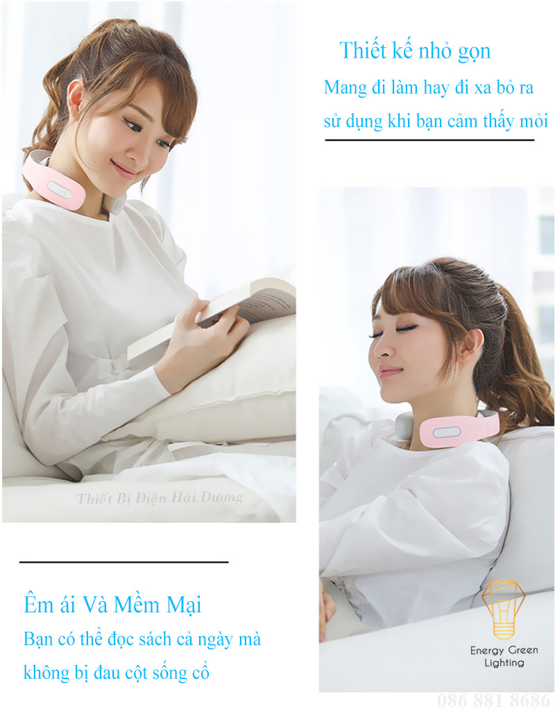 Máy Mát Xa Cổ , Vai , Gáy MX-N301 Hình Chữ U - Giảm Cơn Đau Nhanh Chóng - Massager Món Quà Ý Nghĩa - Có Video
