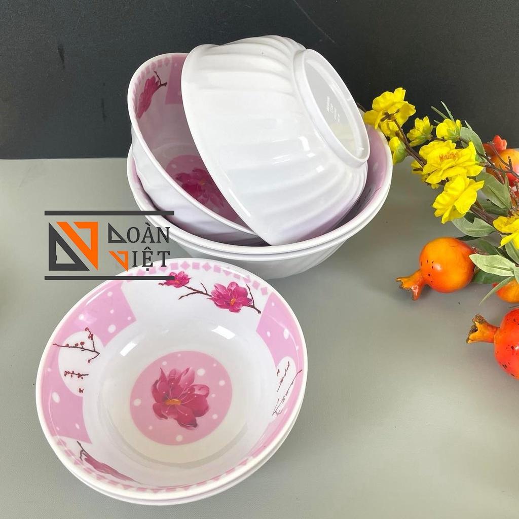 TÔ Melamine bộ [TÔ XOẮN] cao cấp NHIỀU SIZE - HÀNG VIỆT NAM CHẤT LƯỢNG CAO,c hịu nhiệt tốt, bóng đẹp, HOA VĂN SANG TRỌNG