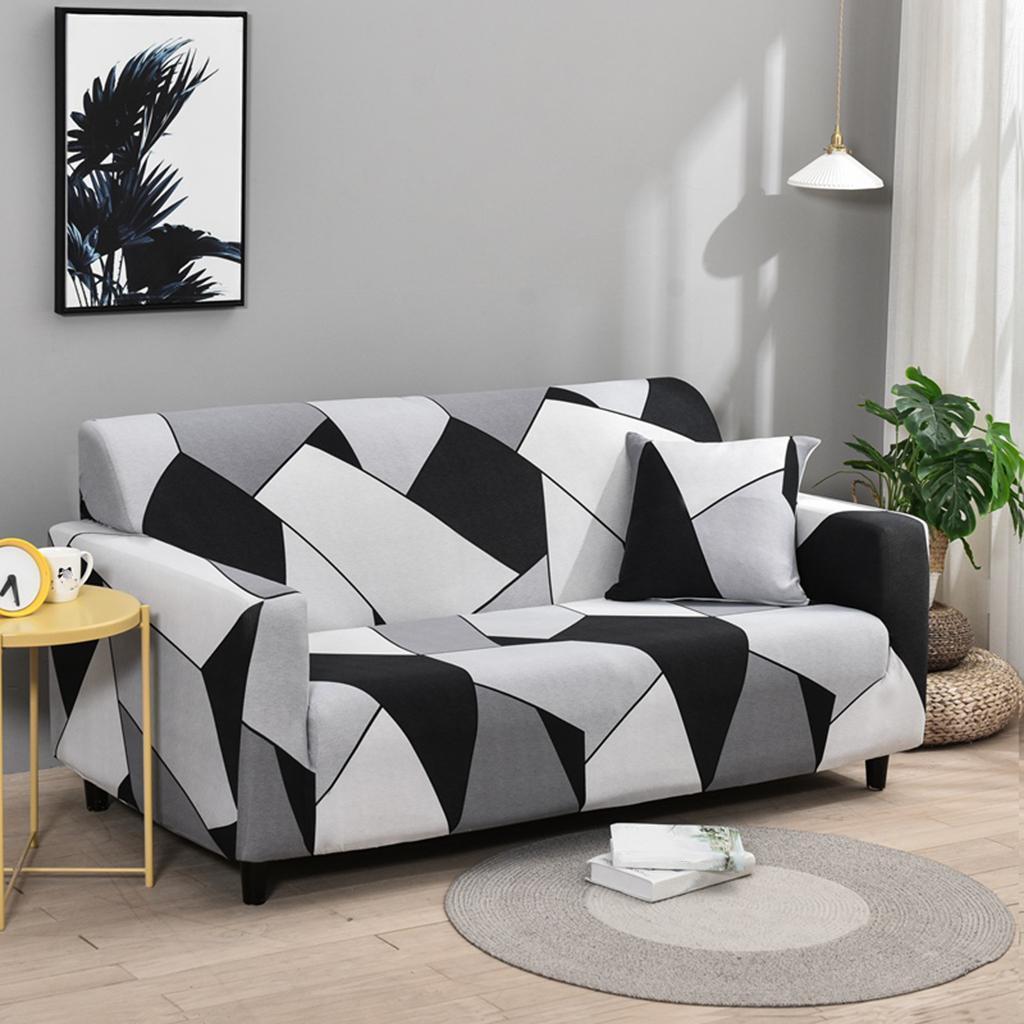 Sofa Cover Elastic Square Couch Polyster Seater Pillowslip for Office Decor
