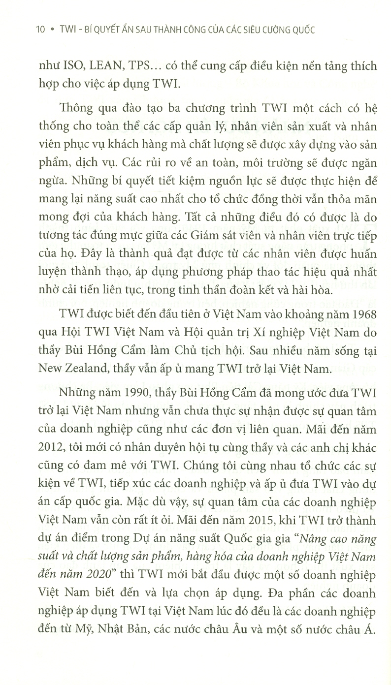 TWI - Bí Quyết Ẩn Sau Thành Công Của Các Siêu Cường Quốc