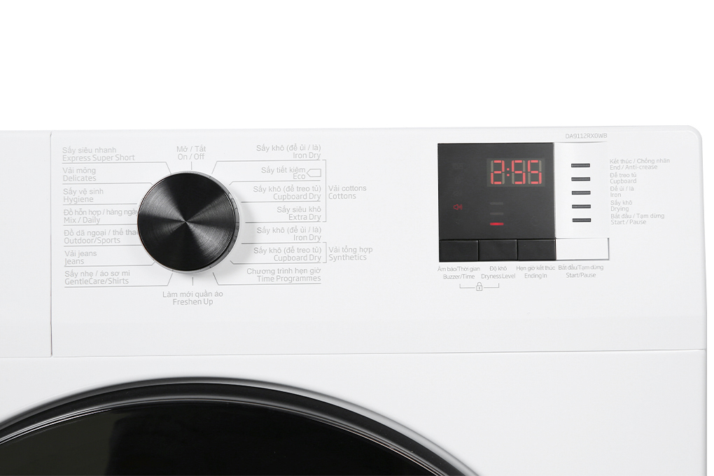 Máy sấy thông hơi Beko 9 kg DA9112RX0WB - Hàng chính hãng - Giao HCM và 1 số tỉnh thành