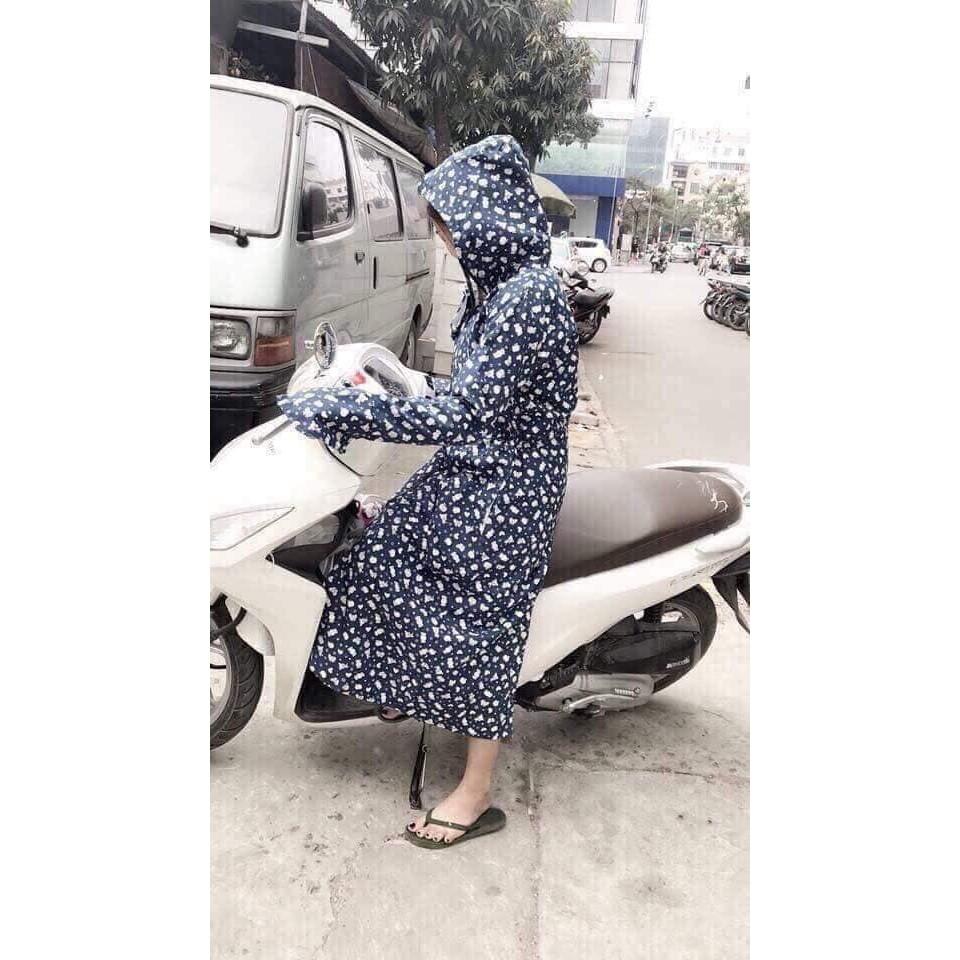 ÁO NẮNG THÔ DÁNG DÀI 2 LỚP
