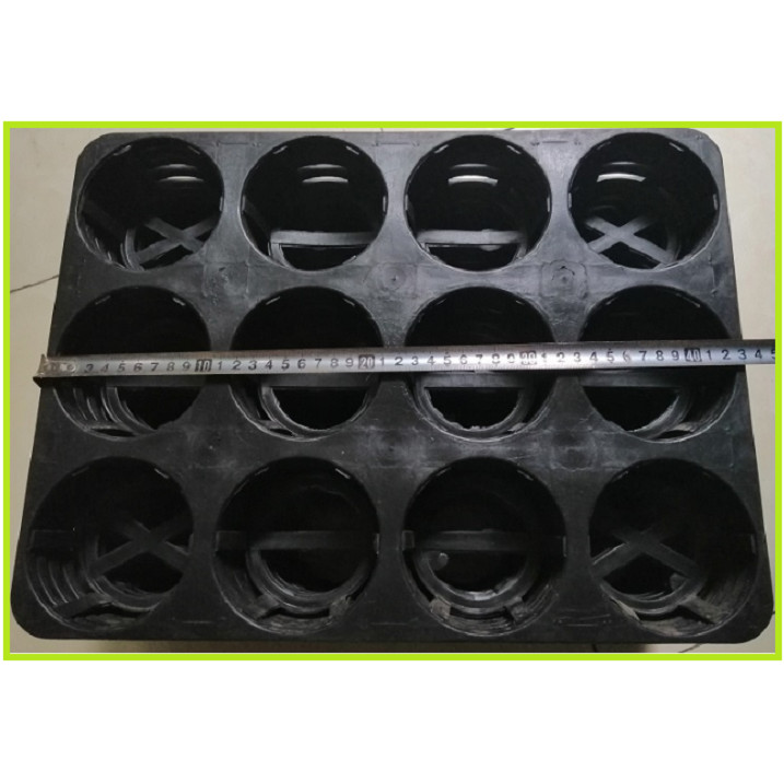 3 KHAY NHỰA CỨNG 12 LỖ TRỒNG RAU ƯƠM MẦM