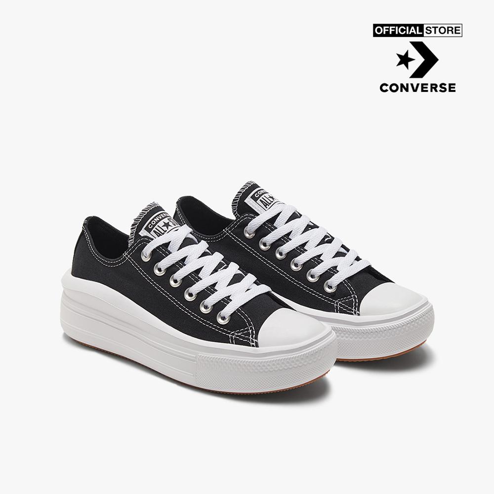 CONVERSE - Giày sneakers nữ cổ thấp Chuck Taylor All Star Move 570256C-0050_BLACK