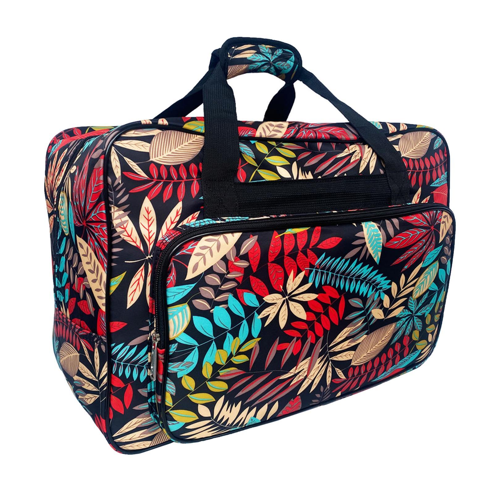 Large Capacity Sewing Machine Bag Travel Portable Storage Handbag Dark Blue