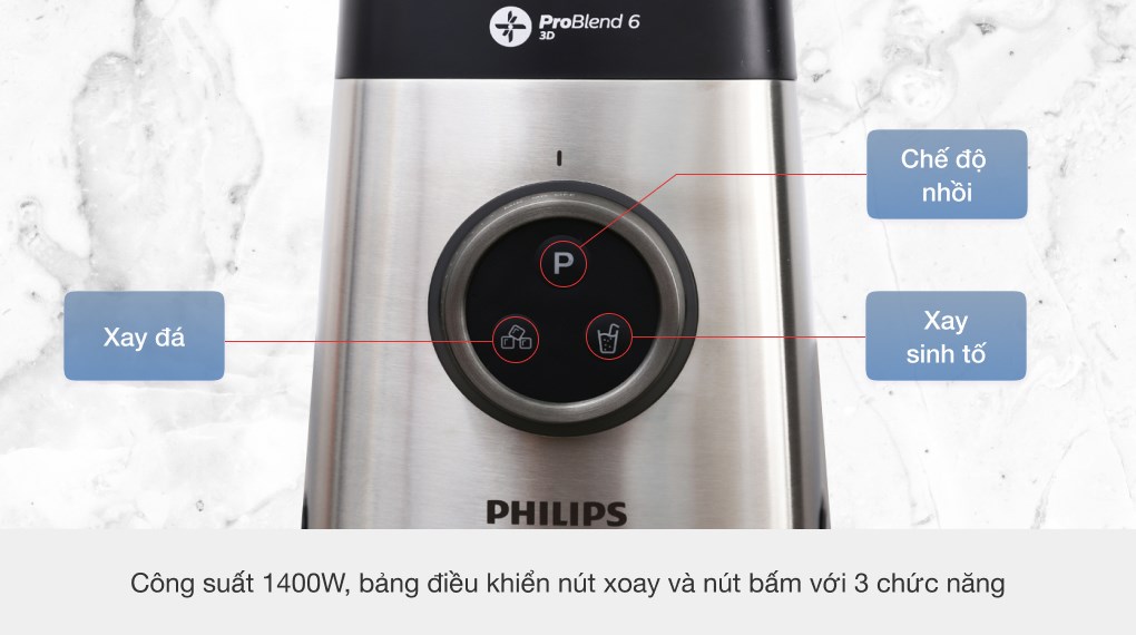 Máy xay sinh tố Philips 3652- HÀNG CHÍNH HÃNG