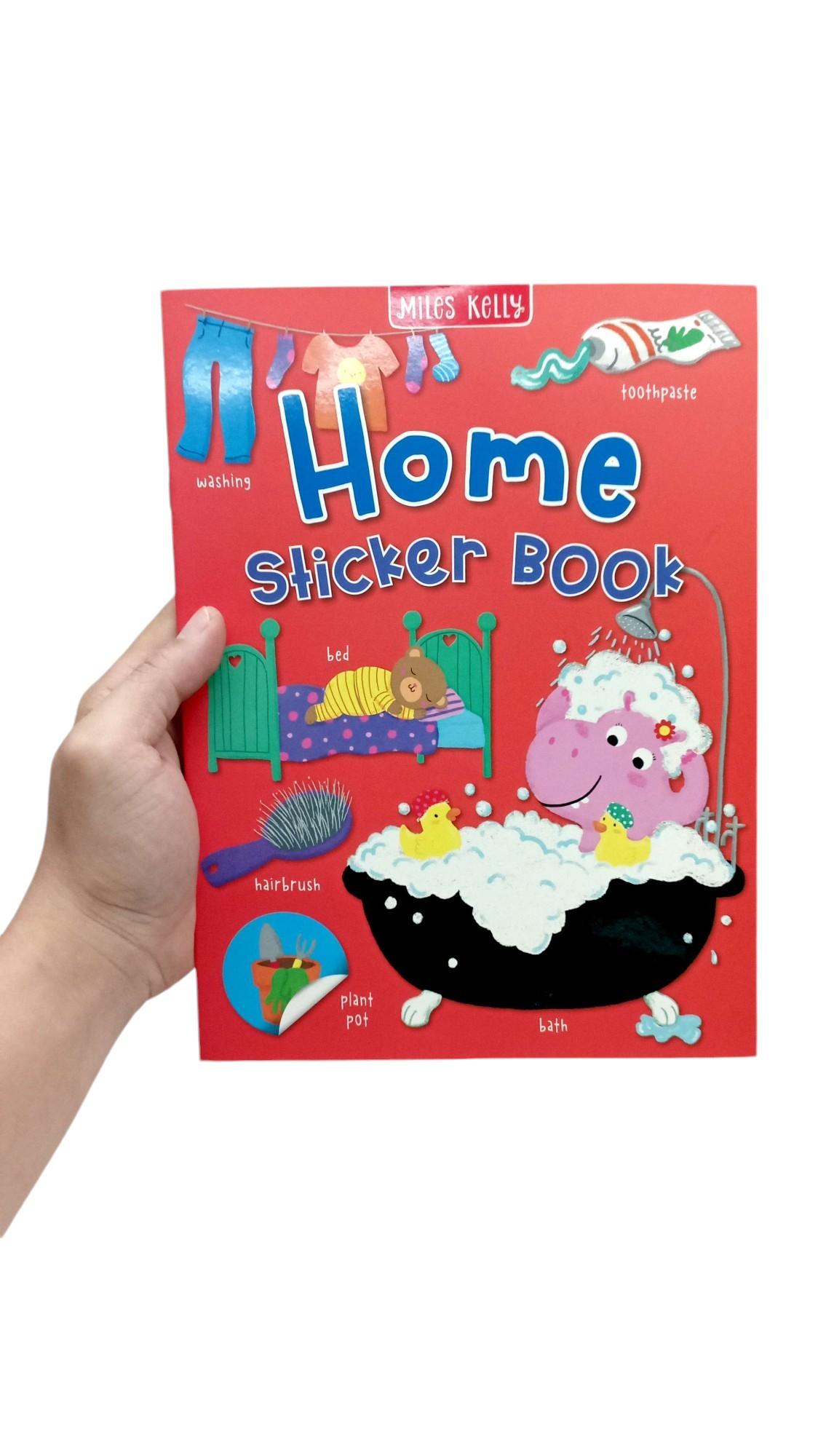 Sách ngoại văn: Sticker Book - Home