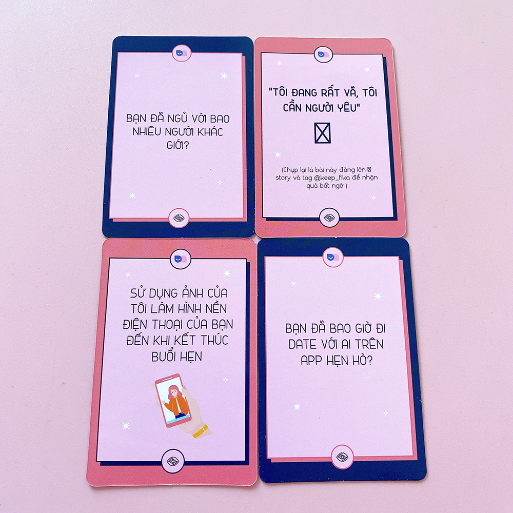 Bộ Bài Date Đi Drinking Game 40 Lá Chinh Phục Trái Tim Crush Dành Cho Những Buổi Hẹn Hò Thú Vị Của Các Cặp Đôi
