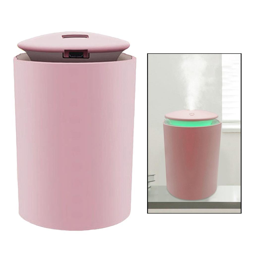 USB Essential Oil Diffuser Air Humidifier 260ml Tank for Bedrooms Pink