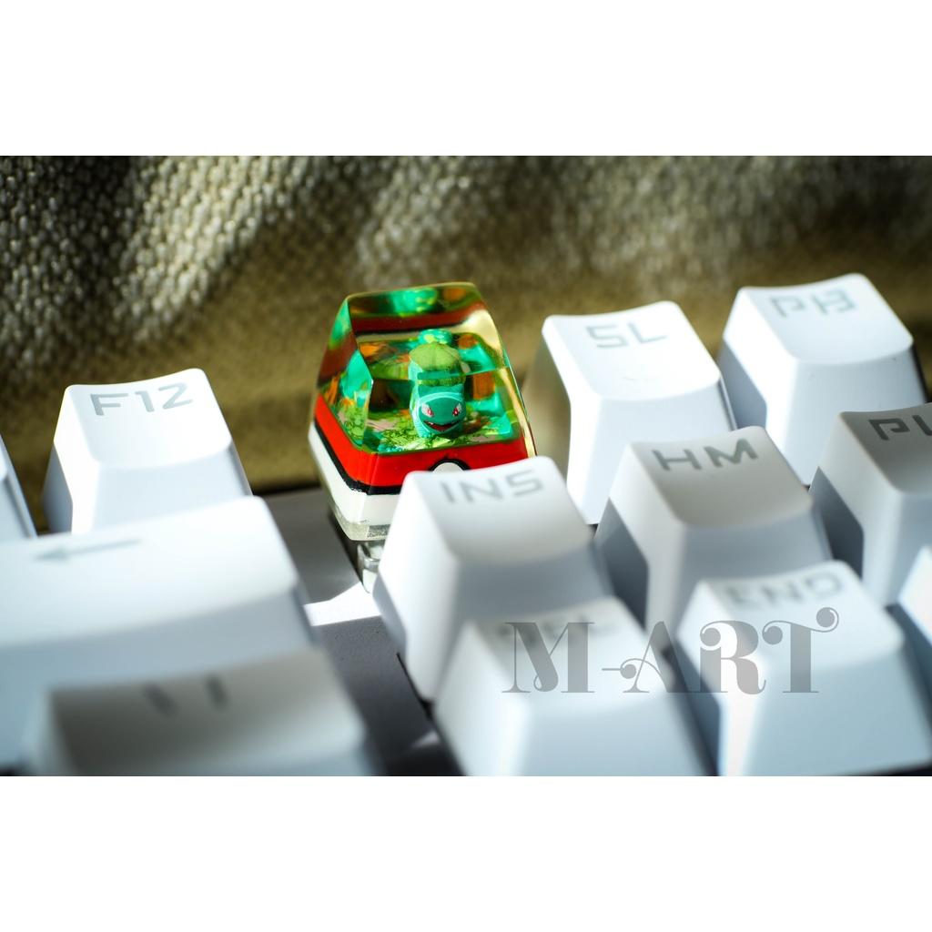 Nút dành cho bàn phím cơ resin Pokemon Bulbasaur siêu dễ thương - Bulbasaur Pokemon Keycaps