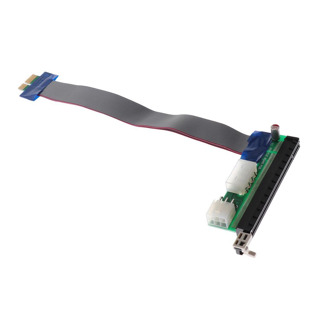 Video Graphics Card Riser Card x1 to x16 Adapter Cable 200mm