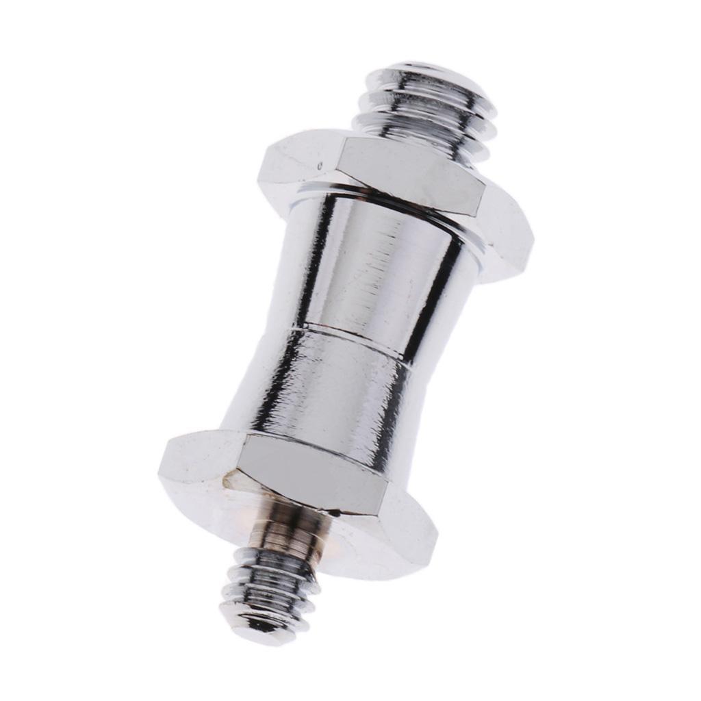 Tripod Head Monopod Flash Light Stand Adapter Screw 1/4 to 3/8 Male J Type