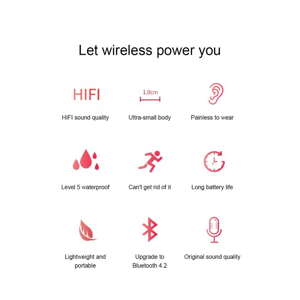 G02 Không Dây Bluetooth Tai Nghe Nhạc Điện Thoại Cổ Thể Thao Tai Nghe Nhét Tai Có Mic Cho iPhone Samsung Xiaomi ]