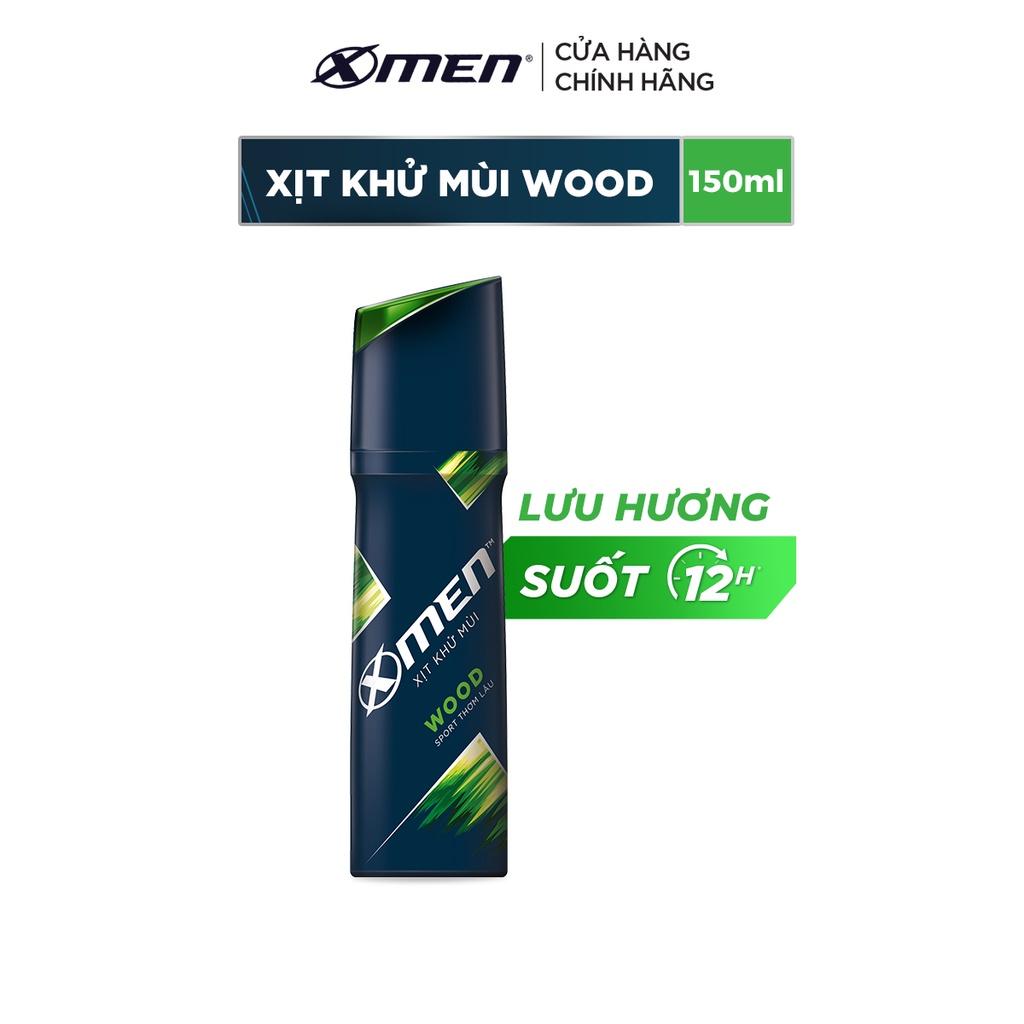 Xịt khử mùi X-men Wood 140ml