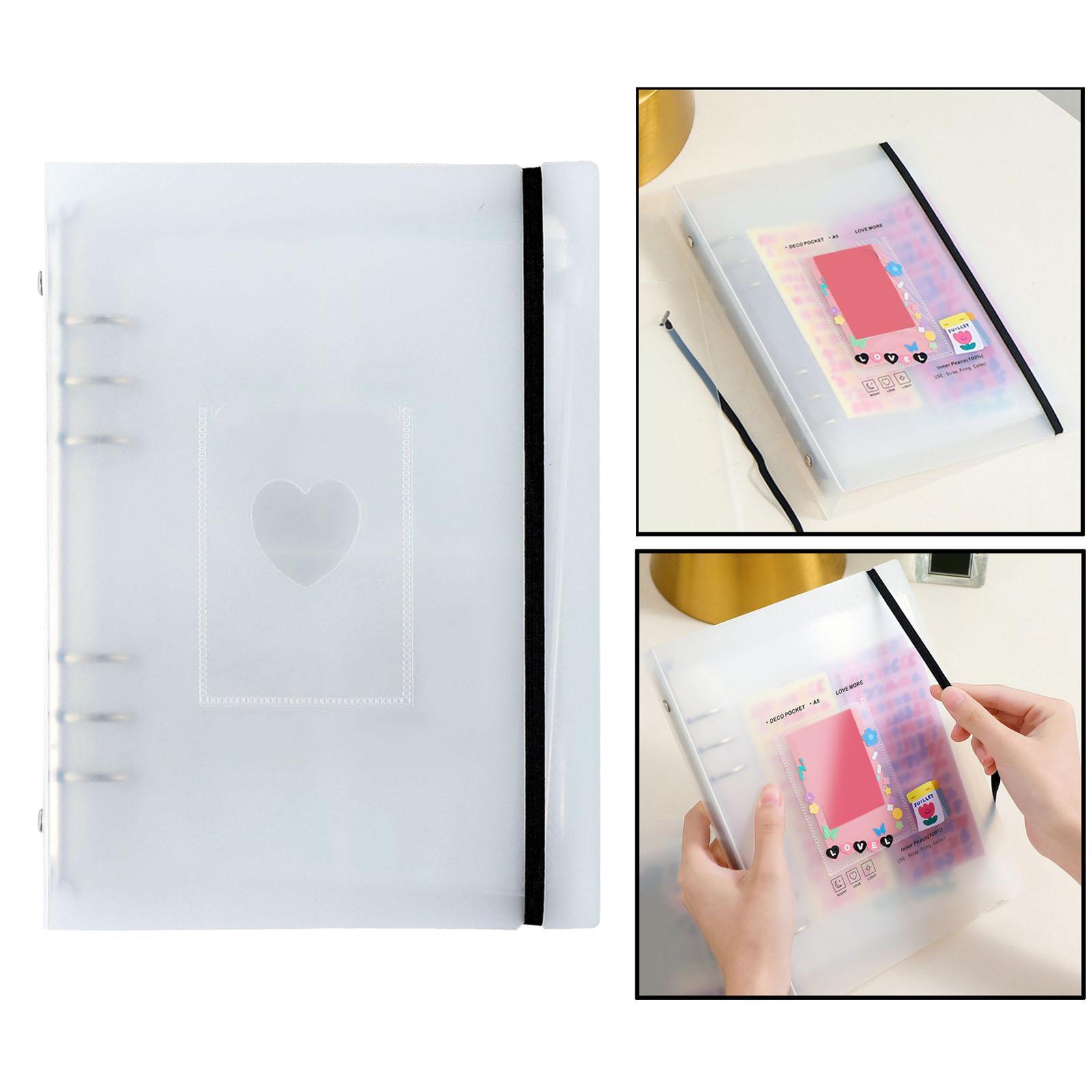 Portable 3 inch Photocard Binder Name Holder for School Stationery