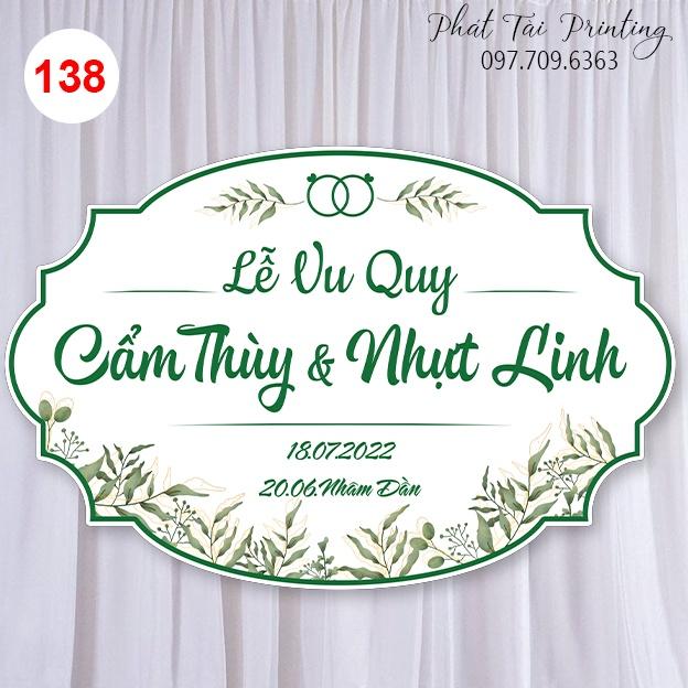 MS 138 - Bảng Backdrop trang trí đám cưới