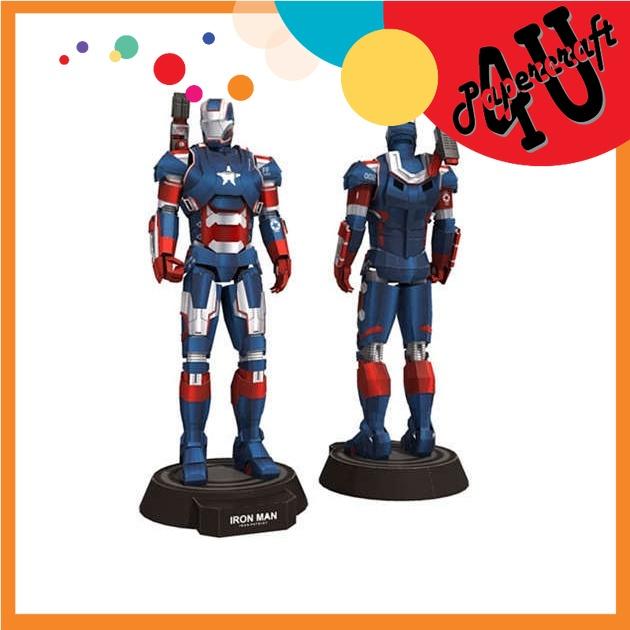 Mô hình giấy Iron Mann Patriot tỉ lệ 1/6