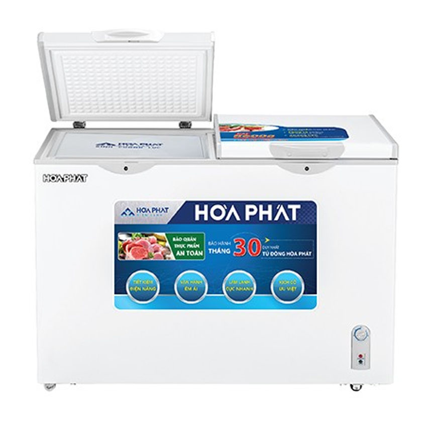 TỦ ĐÔNG MÁT HÒA PHÁT 271 LÍT HCF-656S2N2 NHÔM (R600A) (HÀNG CHÍNH HÃNG) (CHỈ GIAO HCM)