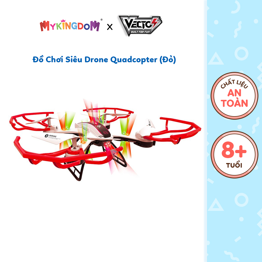 Đồ Chơi Siêu Drone Quadcopter (Đỏ) VECTO VTX11/RD