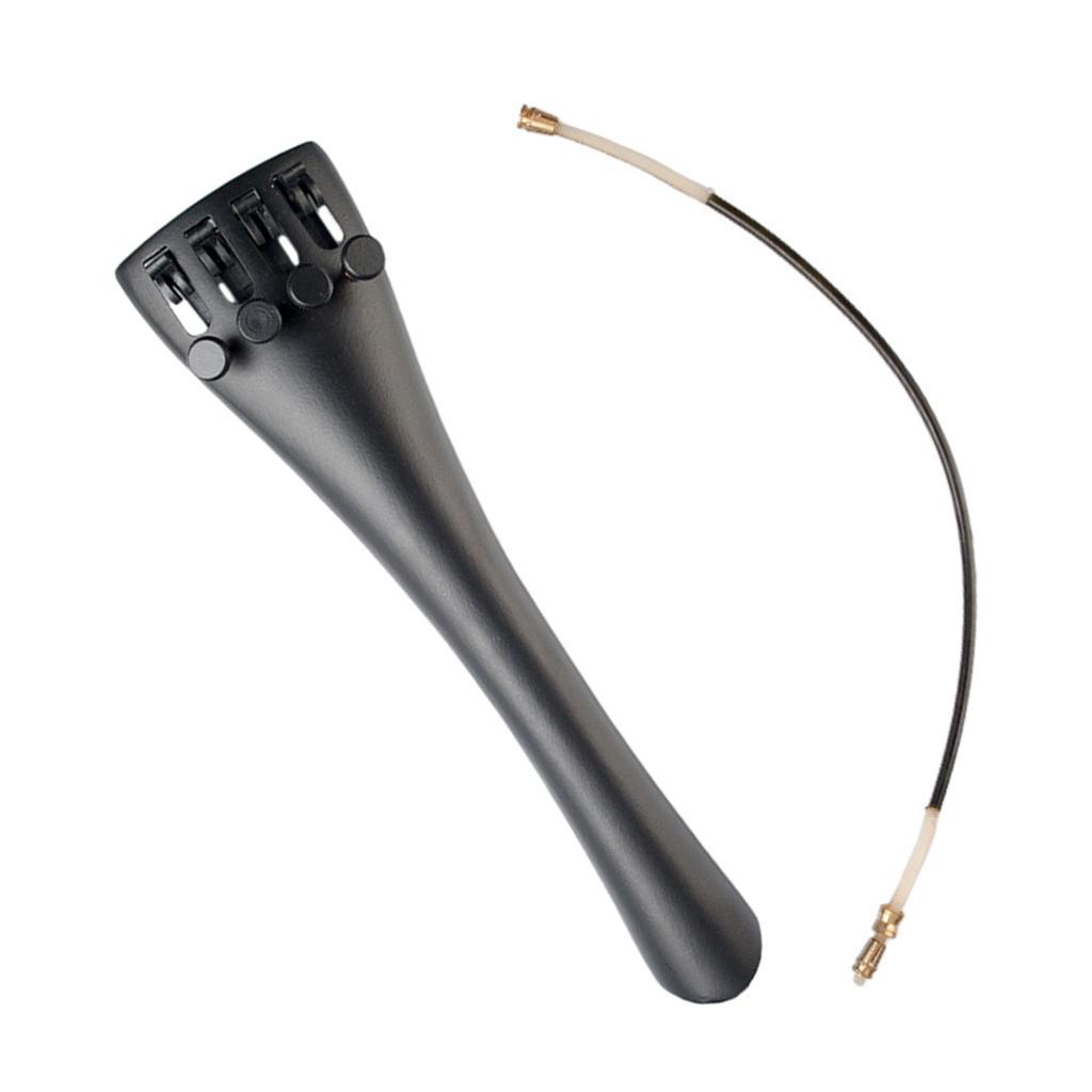 Aluminum Alloy Cello Tailpiece&Tailgut for Violin Cello Parts Accessories