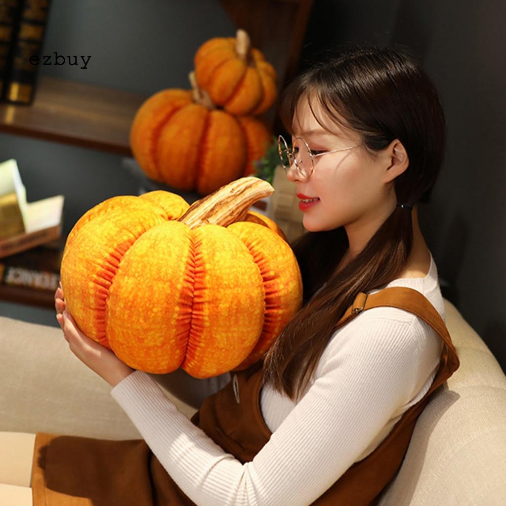 Bí Ngô Nhồi Bông Mềm Mại Làm Quà Tặng Halloween Cho Bé