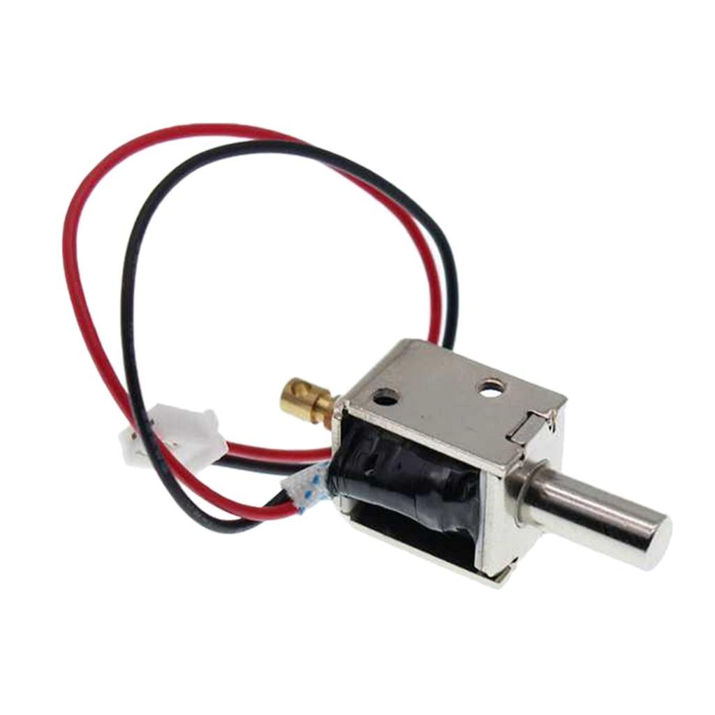 2X DC12V Lock Tongue Push-Pull Luggage Electric Solenoid Assembly Door Drawer