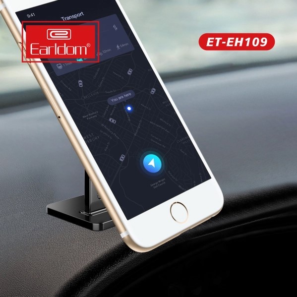 Kẹp Cho Điện Thoại Xoay 360 Độ Trên Ô Tô EH – 109 Chất Liệu Nhựa ABS + Kim Loại Cao Cấp