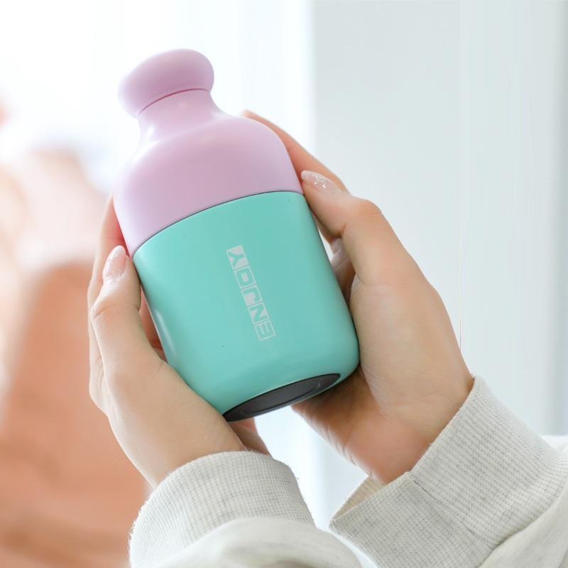 Bình giữ nhiệt mini Enjoy 220ml và 360ml đẹp lạ, bình pha cafe dễ thương
