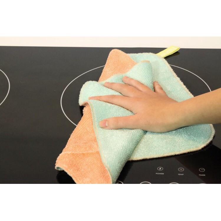 Khăn lau bếp sạch bóng dầu mỡ Vargreen Poêmy KT
